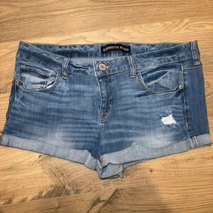 Express Jean shorts sz 12 with 2" inseam